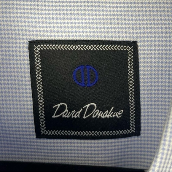David Donahue Long Sleeve Shirt SZ 34/35- LT09 - Picture 2 of 2